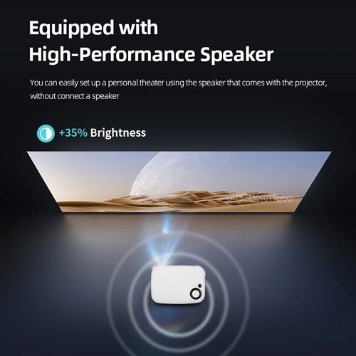 A2000 Portable MINI Projector LED Video Projectors Home Theater Cinema 1080P Game Laser Beamer 4K Movie Smart TV BOX Via HD Port