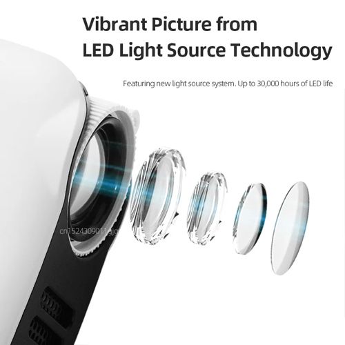 A2000 Portable MINI Projector LED Video Projectors Home Theater Cinema 1080P Game Laser Beamer 4K Movie Smart TV BOX Via HD Port