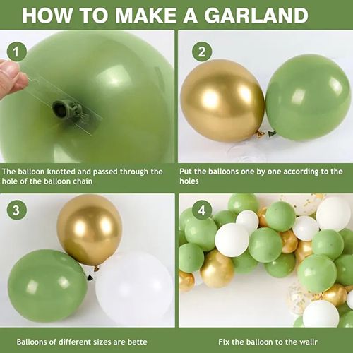 Balloon Garland Arch Kit Wedding Birthday Balloons Decoration Party Balloons For Baby Shower Decor