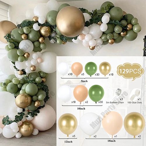 Balloon Garland Arch Kit Wedding Birthday Balloons Decoration Party Balloons For Baby Shower Decor