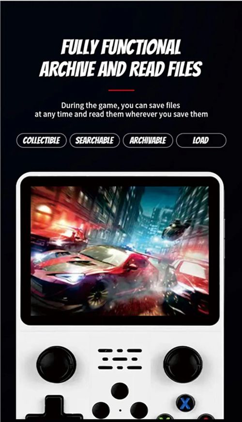 Open Source R36S Retro Handheld Video Game Console Linux System 3.5 Inch IPS Screen Portable Pocket Video Player R35S 128GB Games