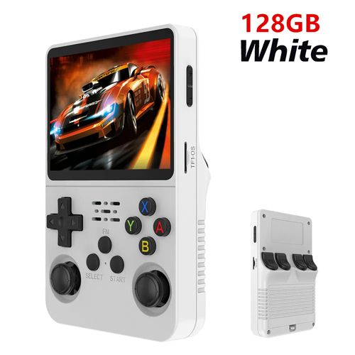 Open Source R36S Retro Handheld Video Game Console Linux System 3.5 Inch IPS Screen Portable Pocket Video Player R35S 128GB Games