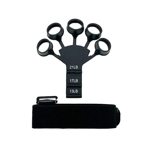 1pcs Silicone Gripster Grip Strengthener Finger Stretcher Hand Grip Trainer Gym Fitness Training And Exercise Hand Strengthene