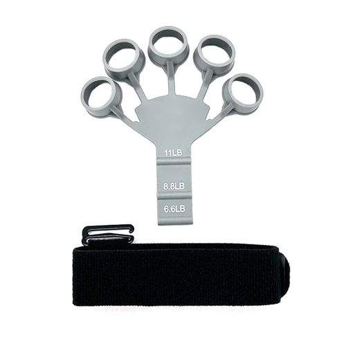 1pcs Silicone Gripster Grip Strengthener Finger Stretcher Hand Grip Trainer Gym Fitness Training And Exercise Hand Strengthene