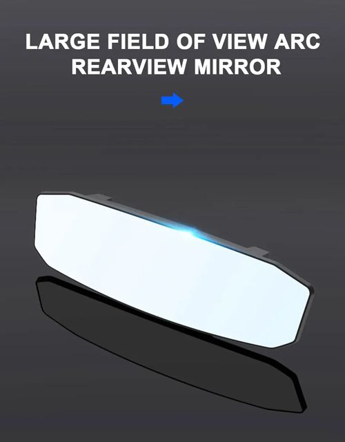 Wide Angle Convex Rearview Mirror Anti Glare Car Interior Rear View Baby Child Seat Watch Sun Visor Mirror Covers