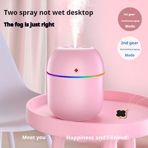 220ML Air Humidifier Home USB Bottle Aroma Essential Oil Diffuser LED Backlight For Home Car USB Fogger Mist Maker with LED Night Lamp 2023 Mist Maker Refresher