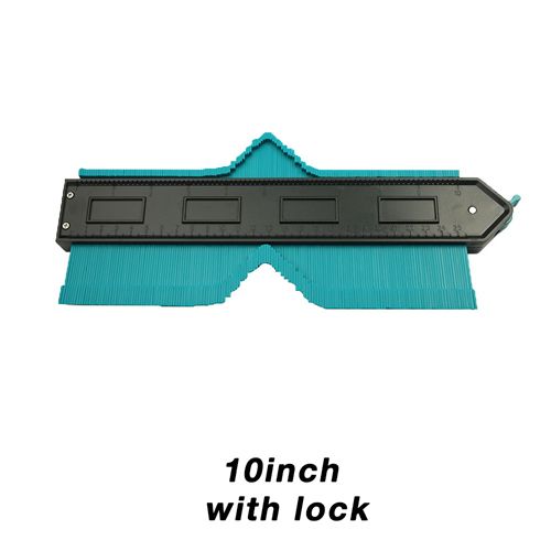 Profile Contour Gauge line Copier Ruler Cutting template Construction Woodworking Measuring instrument ceramic Tiling tiles tool