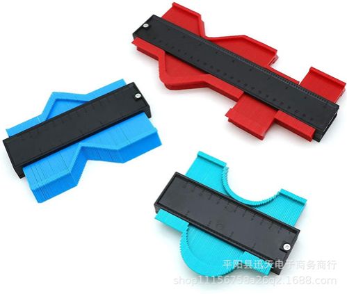 Profile Contour Gauge line Copier Ruler Cutting template Construction Woodworking Measuring instrument ceramic Tiling tiles tool