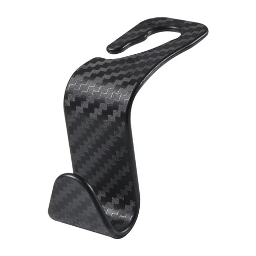 Carbon Fibre Hook Car Seat Headrest Hook Auto Back Seat Organizer Hanger Handbag Clothes Bracket Car Interior Accessories