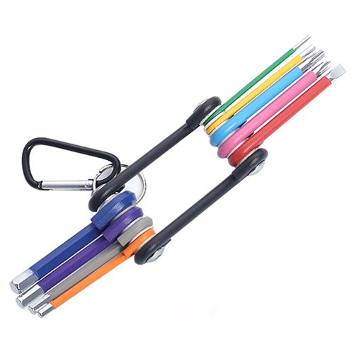 Allen Key Set L Wrench Kit For Allen Screw 9PCS Long Arm Hex Key Set 1.5mm To 10mm Hexagon Spanner Hand Tools For Bicycle Repair