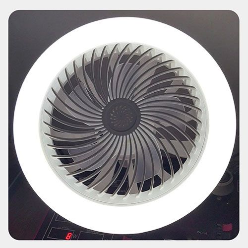 Modern Ceiling Fan With Light E27 Socket Led Ceiling Fan With 3 Lighting Adjustable Wind Speed Modes Remote Control For Garage