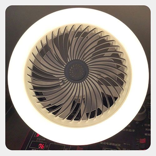 Modern Ceiling Fan With Light E27 Socket Led Ceiling Fan With 3 Lighting Adjustable Wind Speed Modes Remote Control For Garage