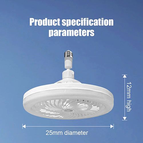 Modern Ceiling Fan With Light E27 Socket Led Ceiling Fan With 3 Lighting Adjustable Wind Speed Modes Remote Control For Garage