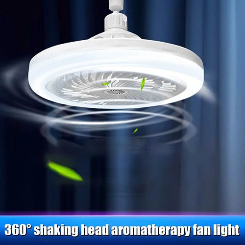 Modern Ceiling Fan With Light E27 Socket Led Ceiling Fan With 3 Lighting Adjustable Wind Speed Modes Remote Control For Garage