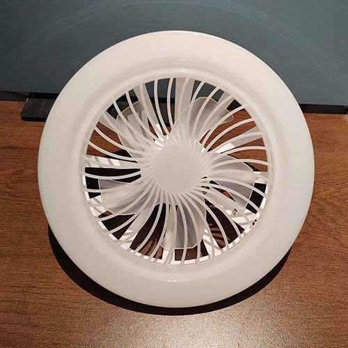 Modern Ceiling Fan With Light E27 Socket Led Ceiling Fan With 3 Lighting Adjustable Wind Speed Modes Remote Control For Garage