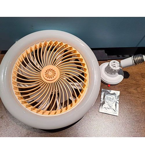 Modern Ceiling Fan With Light E27 Socket Led Ceiling Fan With 3 Lighting Adjustable Wind Speed Modes Remote Control For Garage