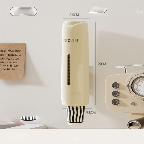 Home Perforation-Free Water Dispenser Cup Extractor,Living Room Kitchen Wall-mounted Bracket