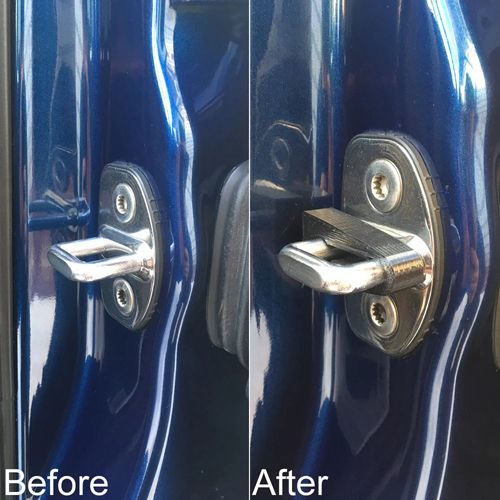 4PCS shock absorber rubber, suitable for Toyota and Volkswagen Audi Skoda seat car door lock cushioning damping gasket silencer mute replacement parts