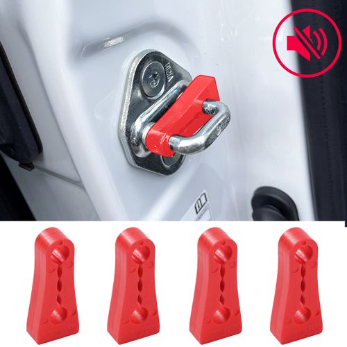 4PCS shock absorber rubber, suitable for Toyota and Volkswagen Audi Skoda seat car door lock cushioning damping gasket silencer mute replacement parts
