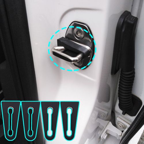4PCS shock absorber rubber, suitable for Toyota and Volkswagen Audi Skoda seat car door lock cushioning damping gasket silencer mute replacement parts