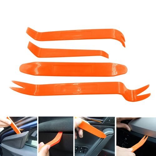 4 Stks/set Draagbare Auto Panel Removal Tool Kit Nail Puller Radio Audio Deur Pry Reparatie Clip Trim Dash Removal Installer hand Tool