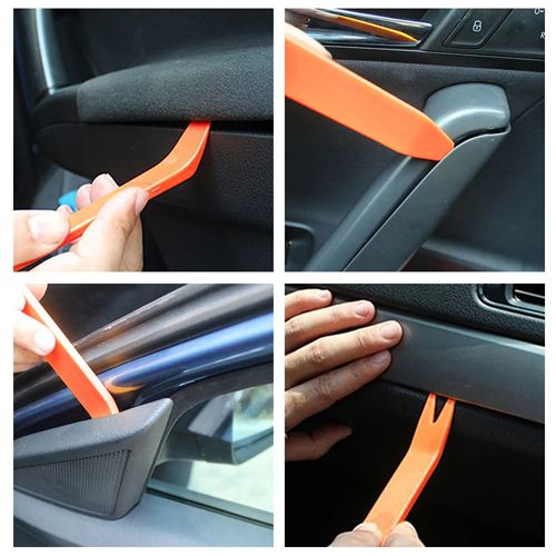 4 Stks/set Draagbare Auto Panel Removal Tool Kit Nail Puller Radio Audio Deur Pry Reparatie Clip Trim Dash Removal Installer hand Tool