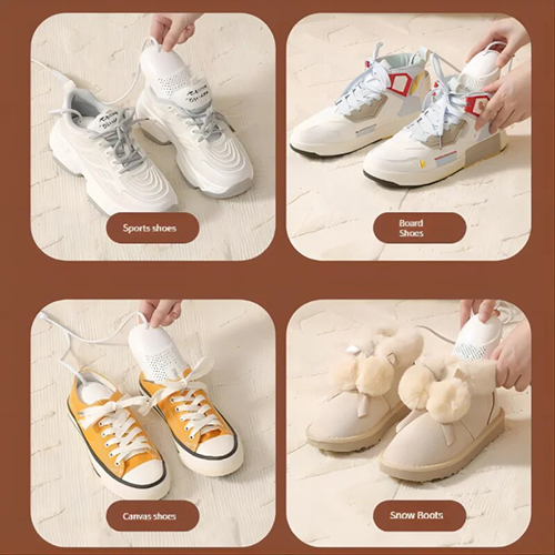 Portable Shoe Dryer Multi-Functional Dehumidification, Deodorization, Foot Warming, Suitable For Adults And Children