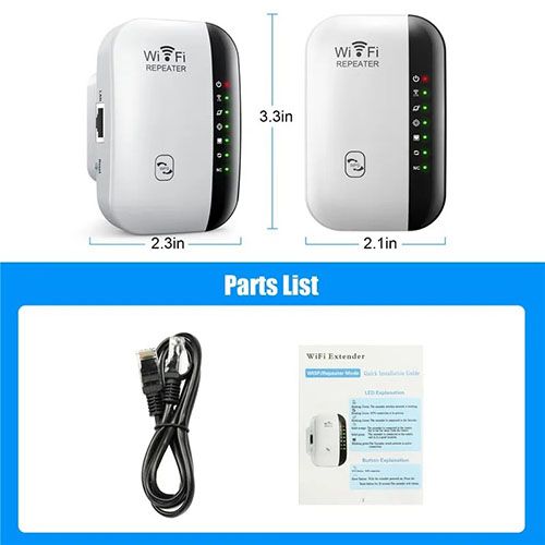 2024 New Arrivals 300Mbps Wireless WIFI Repeater 2.4G Booster Router Wifi Range Extender With network cable Wi-Fi Signal Amplifier 802.11N Network Card Adapter For PC 7 Status Light Wireless Repeater