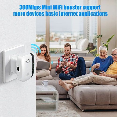 2024 New Arrivals 300Mbps Wireless WIFI Repeater 2.4G Booster Router Wifi Range Extender With network cable Wi-Fi Signal Amplifier 802.11N Network Card Adapter For PC 7 Status Light Wireless Repeater