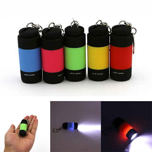 LED Mini Flashlight Portable Torch Outdoors Waterproof Built-in Battery USB Rechargeable Flashlights