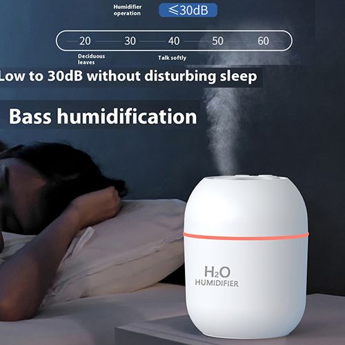 2024 New Arrivals Air Humidifier Cute Aroma Diffuser With LED Night Light Cool Mist For Bedroom Home Car Plants Purifier Humificador Home Appliances