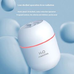 Air Humidifier Cute Aroma Diffuser With LED Night Light Cool Mist Humidifiers For Bedroom Home Car Plants Purifier Humificador Home Appliances