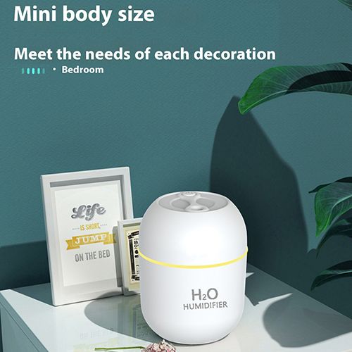 2024 New Arrivals Air Humidifier Cute Aroma Diffuser With LED Night Light Cool Mist For Bedroom Home Car Plants Purifier Humificador Home Appliances