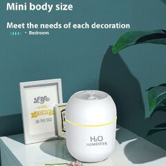 Air Humidifier Cute Aroma Diffuser With LED Night Light Cool Mist Humidifiers For Bedroom Home Car Plants Purifier Humificador Home Appliances