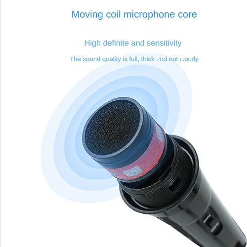 Handheld Microphone Suited for Speakers, Karaoke Singing Machines Cardioid Mic Dynamic Vocal Mic for Outdoor Activity