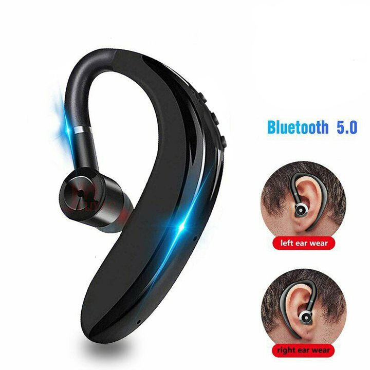 Wireless Earphones With Microphone For All Smartphones, Hands-Free Sports Headphones With Bluetooth Connection And Microphone 5.0 Stereo Intelligent Noise Reduction
