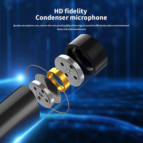 USB Laptop Microphone Voice Mic High Sensitivity Mini Studio Speech Mic Stand With Holder Gaming Conference for Desktop PC