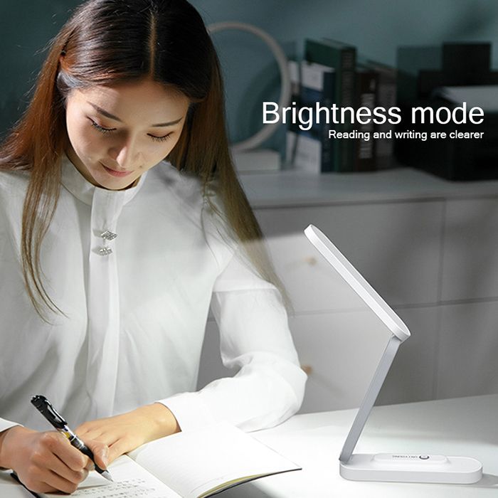 2025 New Arrivals LED Desk Light Foldable Reading Light USB Rechargeable Desk Lamp Eye Protection 3-Level Dimming Lighting Table Lamp Bedside Living Bedroom Charging Night Light Charging Portable lamp