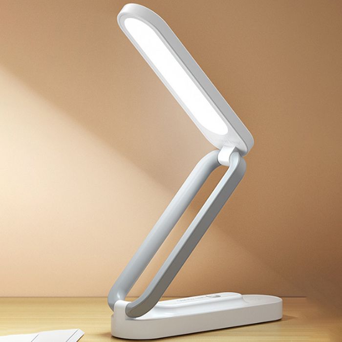 2025 New Arrivals LED Desk Light Foldable Reading Light USB Rechargeable Desk Lamp Eye Protection 3-Level Dimming Lighting Table Lamp Bedside Living Bedroom Charging Night Light Charging Portable lamp