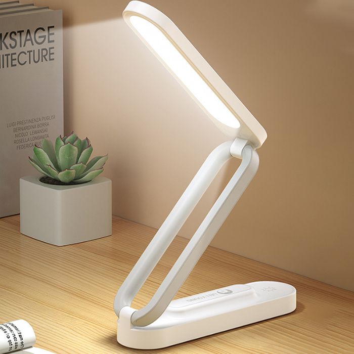 2025 New Arrivals LED Desk Light Foldable Reading Light USB Rechargeable Desk Lamp Eye Protection 3-Level Dimming Lighting Table Lamp Bedside Living Bedroom Charging Night Light Charging Portable lamp