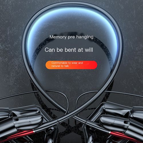 TWS 100 hours Wireless Earphone Bluetooth Magnetic Neckband Headphone IPX5 Waterproof Sport Headset Noise Cancelling Micophone