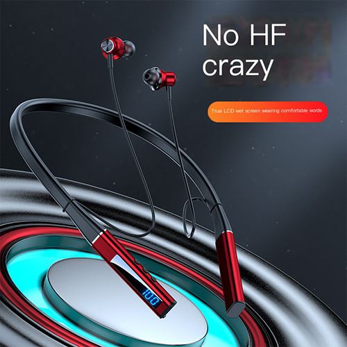 TWS 100 hours Wireless Earphone Bluetooth Magnetic Neckband Headphone IPX5 Waterproof Sport Headset Noise Cancelling Micophone