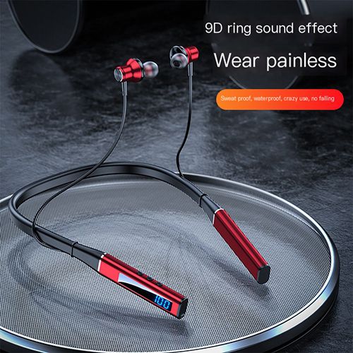 TWS 100 hours Wireless Earphone Bluetooth Magnetic Neckband Headphone IPX5 Waterproof Sport Headset Noise Cancelling Micophone