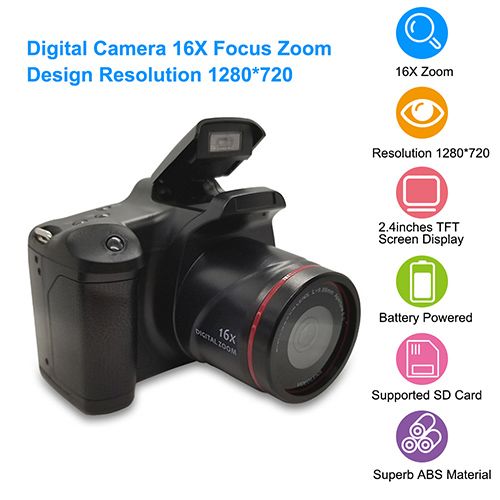 Digital Video Camera Full HD 1080P Camera Digital Point Shoot Camera With 16X Zoom Anti Shake Professional Camera