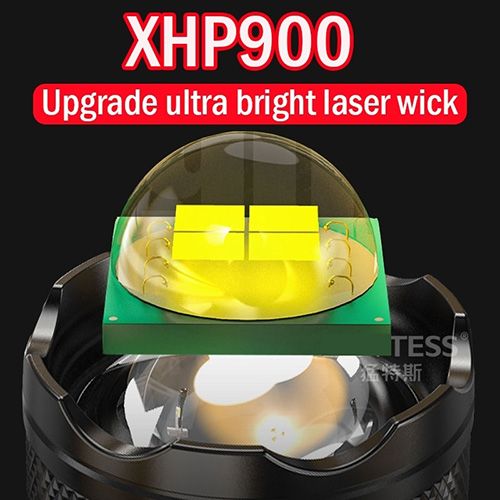 High Strong Power Led Flashlights Rechargeable Outdoor Flashlight Portable Built-in Battery Power Torch lamp Camping Lantern