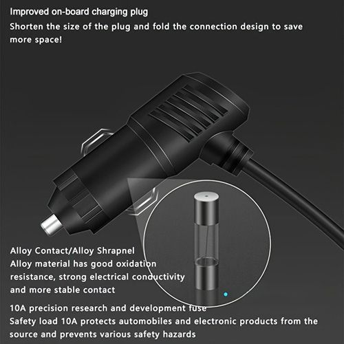 12V/24V Car Cigarette Lighter Adapter Fast Charge USB PD Car Charger 4 Ports Multifunction Universal Mobile Phone Charger In Car