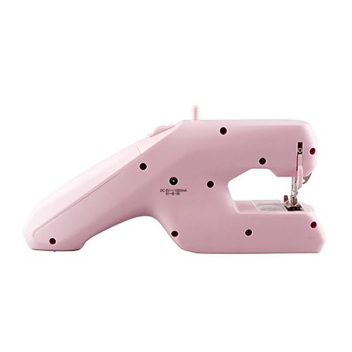 Sewing Machine Household Mini Handheld Portable Electric Two-wire Sewing Machine Pink White