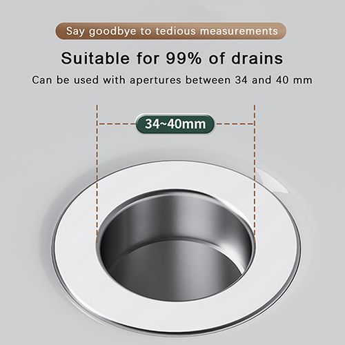 Bathroom Sink Plug Stopper Pop-Up Sink Drain Strainer Plug Universal Basin Core Drain Filter For 8cm Depth Shower Sink Filters