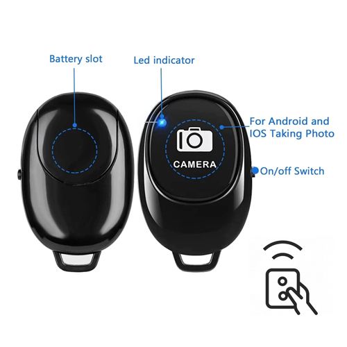Tripod For Phone Flexible Sponge Octopus Mini Tripod For IPhone Mini Camera Tripod Phone Holder Clip Stand,  Mini Bluetooth-compatible Remote Control Button Wireless Controller Self-Timer Camera Stick