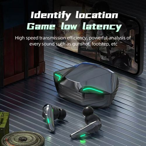 New Arrivals Bluetooth 5.0 Earphones TWS Wireless SportHeadphones Hanging Ear Touch Earphone Gaming Wireless Bluetooth Headset Earphone Bluetooth Earbuds HIFI With Mic Charging Box